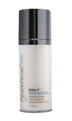 Antiox + with Even Tone and Firming is a multi-peptide and antioxidant blend shown to reduce the appearance of fine lines and wrinkles while helping to improve hydration and skin elasticity. This phytonutrient-rich formula features a powerhouse combination of antioxidants, plus the exclusive TonePerfect Complex, a patent-pending proprietary blend that works synergistically to go beyond detoxification and protection to restore beautifully healthy skin. Performing ingredients: Hyaluronic Acid – mosturizer Horse Chestnut Seed Extract – Antioxidant Green Tea Extract – Antioxidant Arnica Flower Extract – Anti-Inflammatory Red Algae Extract – Reduces Melanin Copper PCA – Reduces Melanin Zin PCA – Reduces Melanin Magnesium Reduces Melanin Size: 80 ml